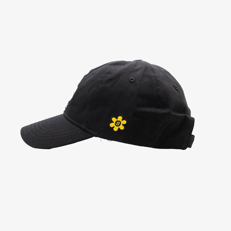 WTP "INVERT FLOWERET" CAP | BLACK