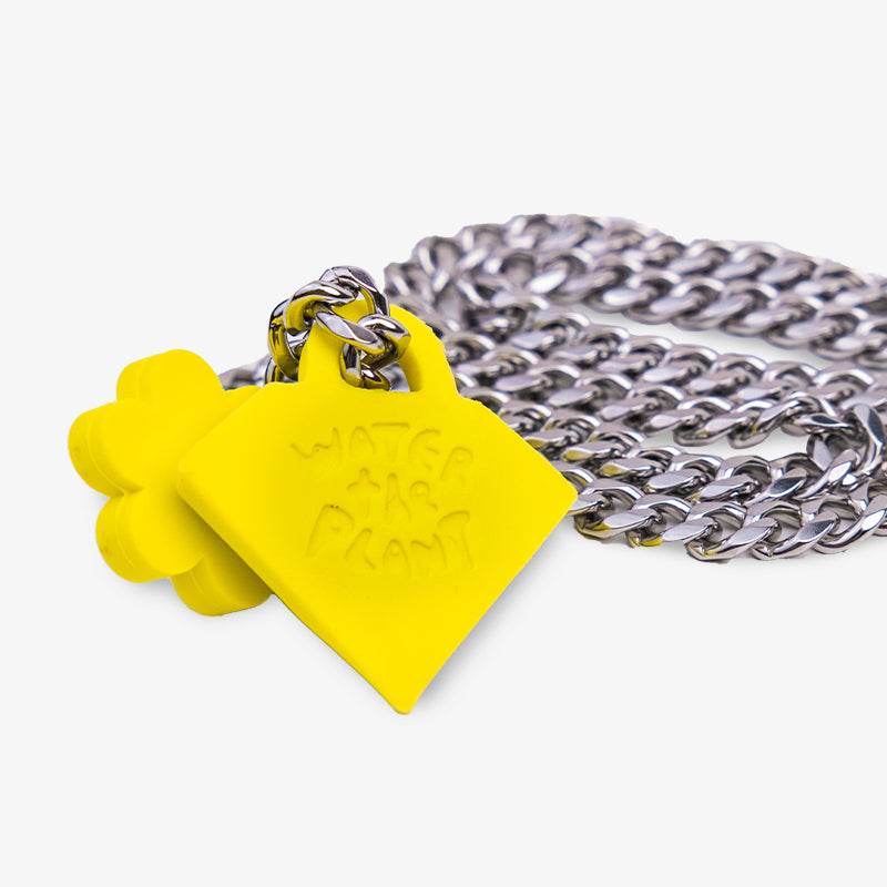 WTP "DIAMOND BLOOM" NECKLACE | LEMON YELLOW