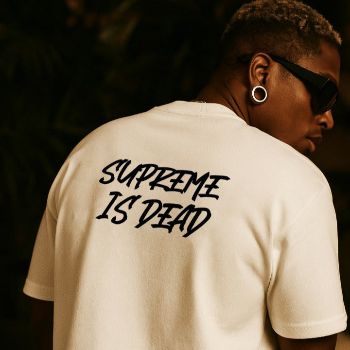 WTP "NOT SUPREME" Tshirt | White