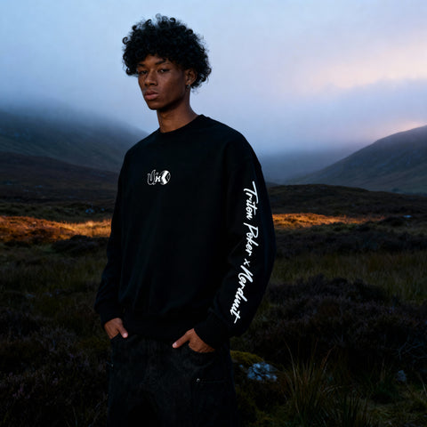 NU CHIPS TRITON SWEATERSHIRT | BLACK