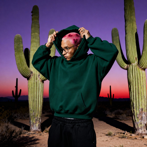 Blanks Hoodie | Dark Green