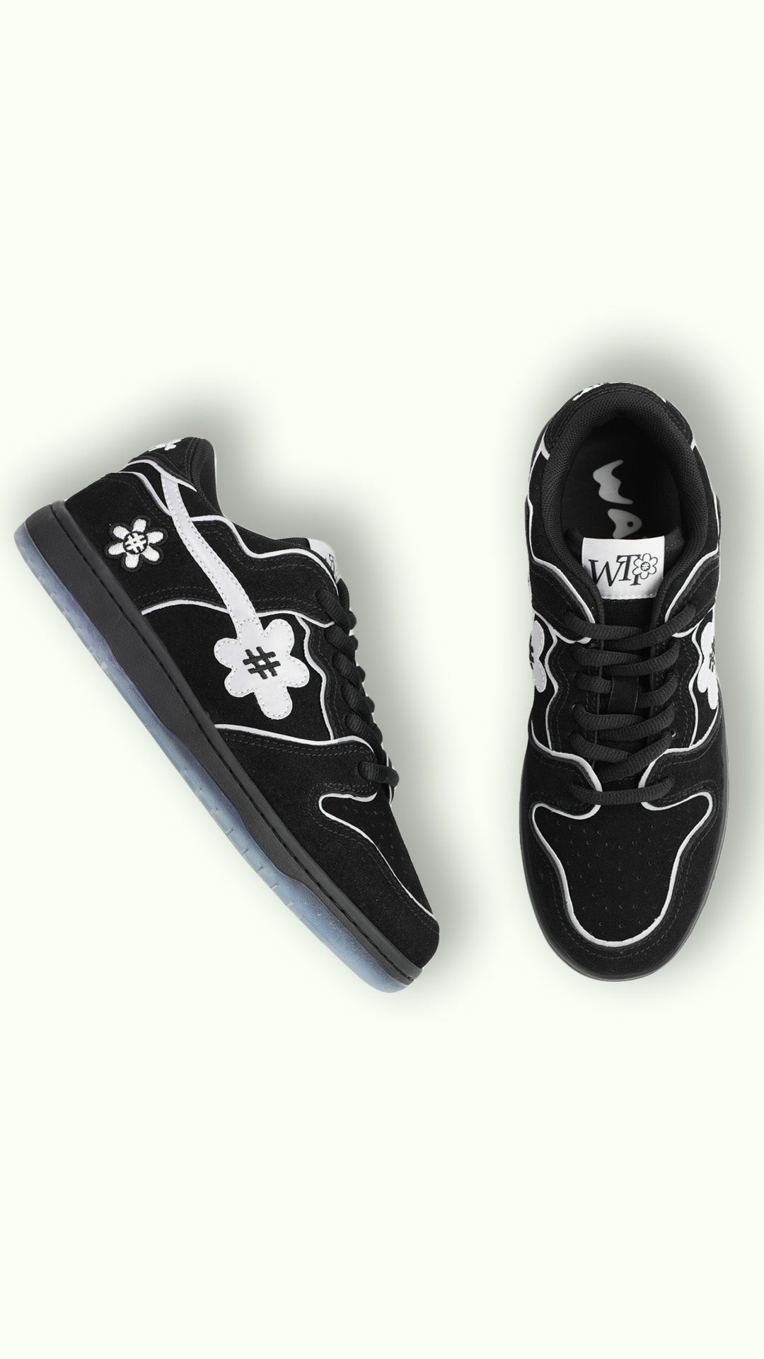 WTP Black Mamba Kicks | Reflective Black