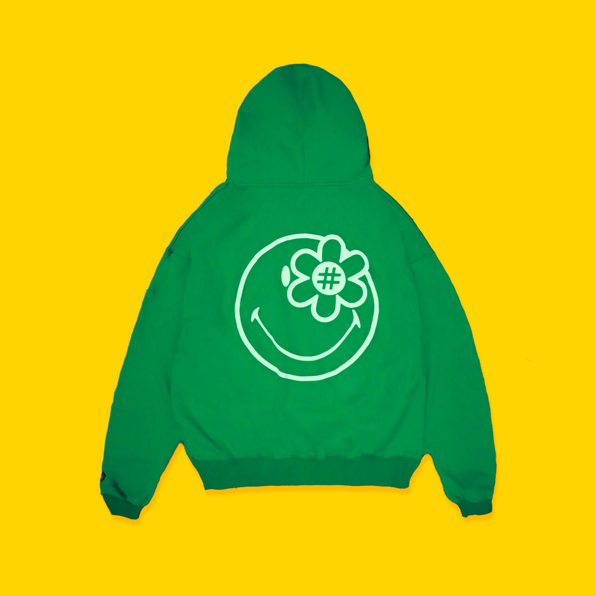 SMILEYWORLD® HALLMARK HOODIE | GREEN