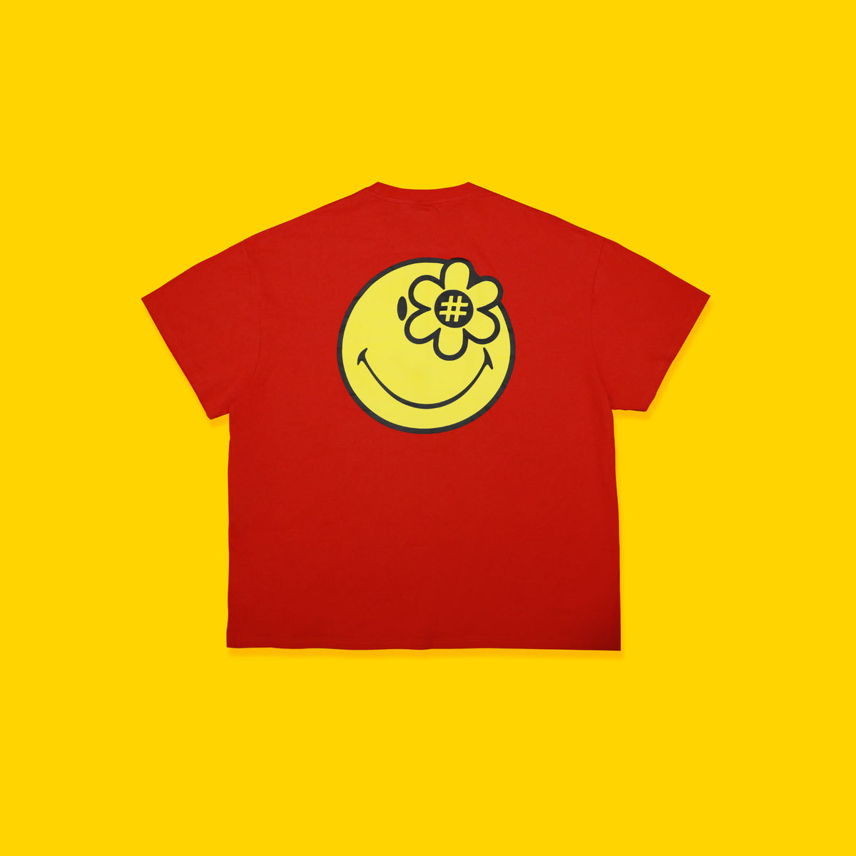 SMILEYWORLD®LOGO TEE | RED