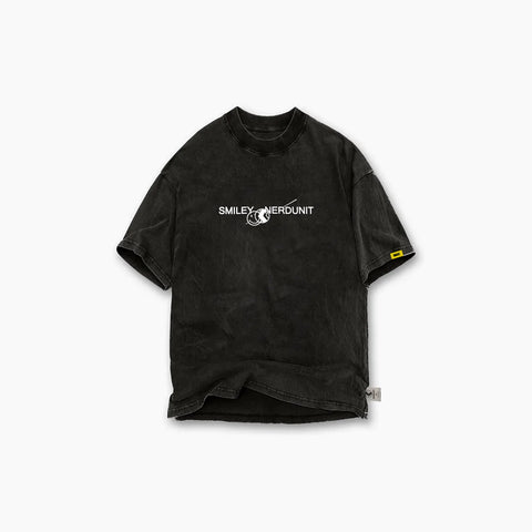 NU x Smiley Basic Tshirt | Black